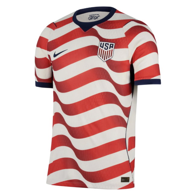 2026-2027 USA USMNT Match Home Authentic Jersey (Your Name)-SoccerKits Hub | Buy Soccer Jerseys Online
